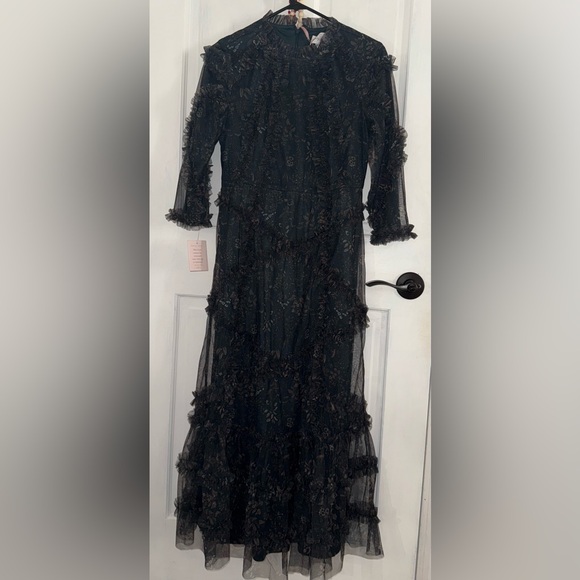 Dainty Jewells Elegant Fall Green Dress - Picture 5 of 7